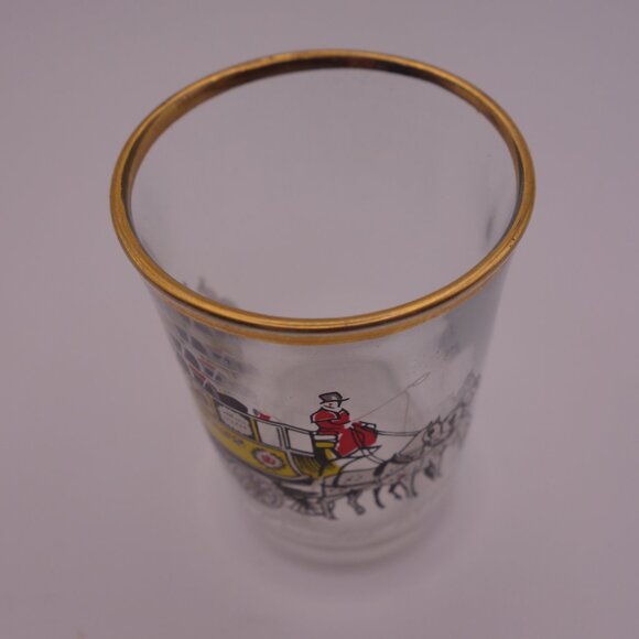 Set of Six Shillibeer Omnibus Hancocks Steam Coach London Omnibus Shot Glasses - Picture 3 of 14